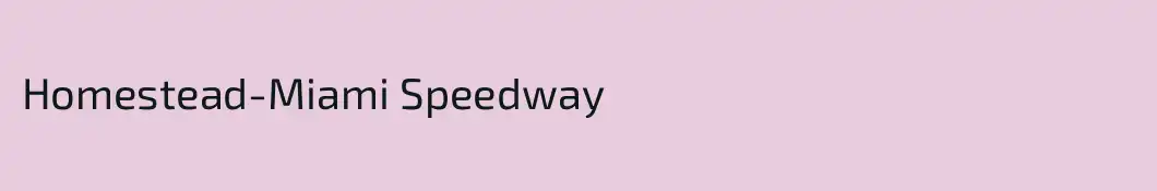 Homestead-Miami Speedway